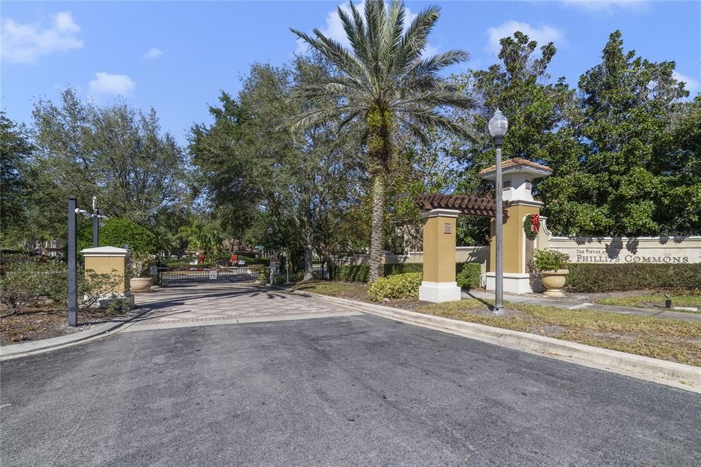 Gated Entrance to neighborhood.