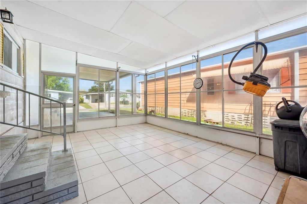 Enclosed Screened Carport