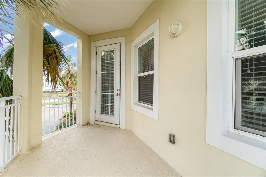 Balcony off the Dining / Living Area