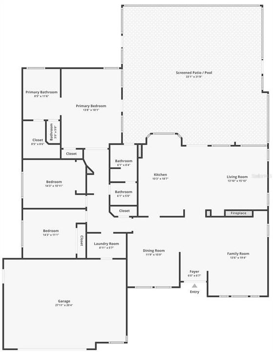 合同活跃: $539,900 (3 贝兹, 2 浴室, 2187 平方英尺)