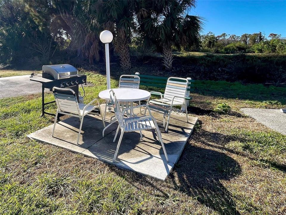 Community Grilling Area in "The Outback"