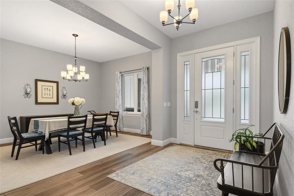 Foyer and Dining Room