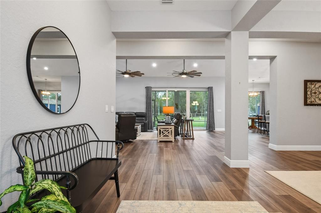 View of Family Room from Foyer