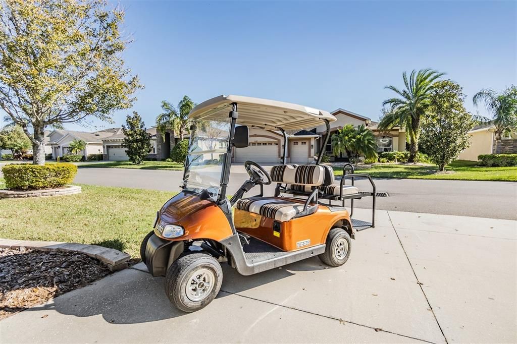 4 seater EZ GO golf cart!