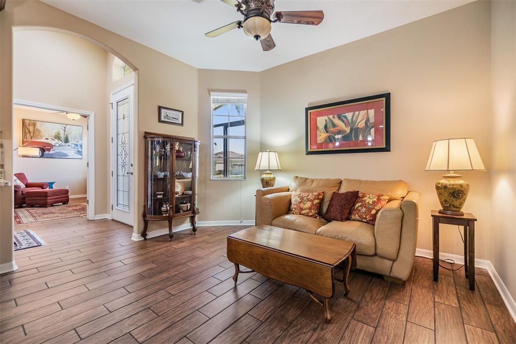 This flex space can be an eat in breakfast nook or a sitting area, just off the Foyer!