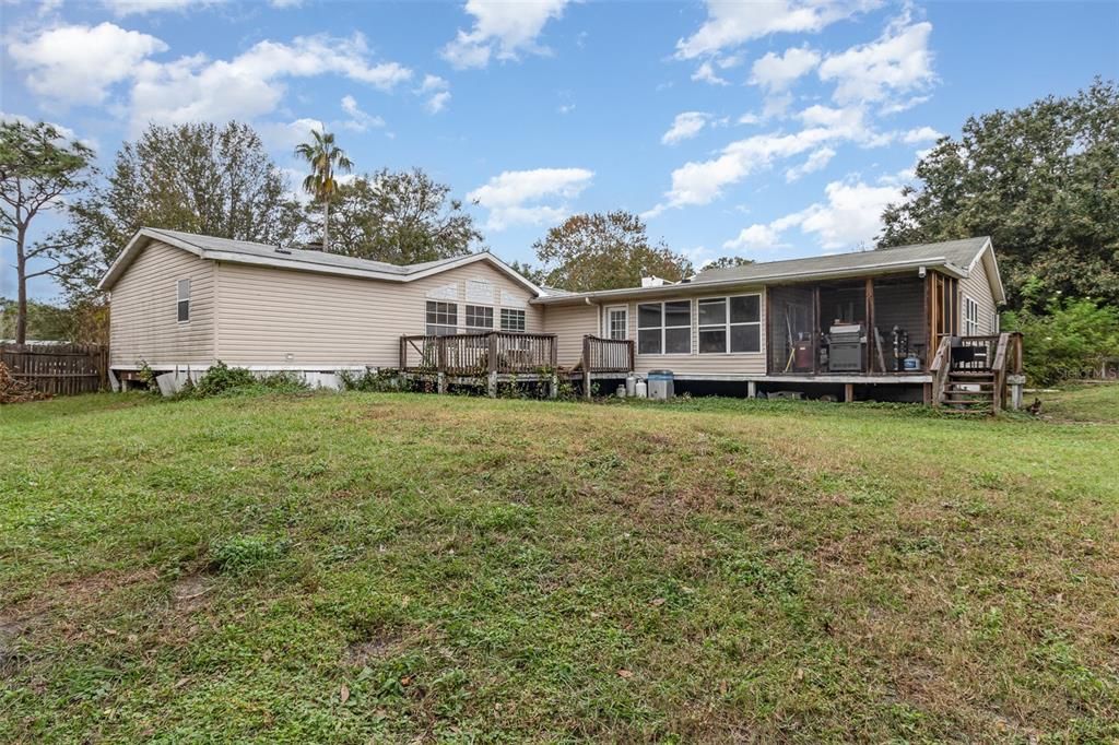 Side of House with Main House on Left and In-Law Suite on Right