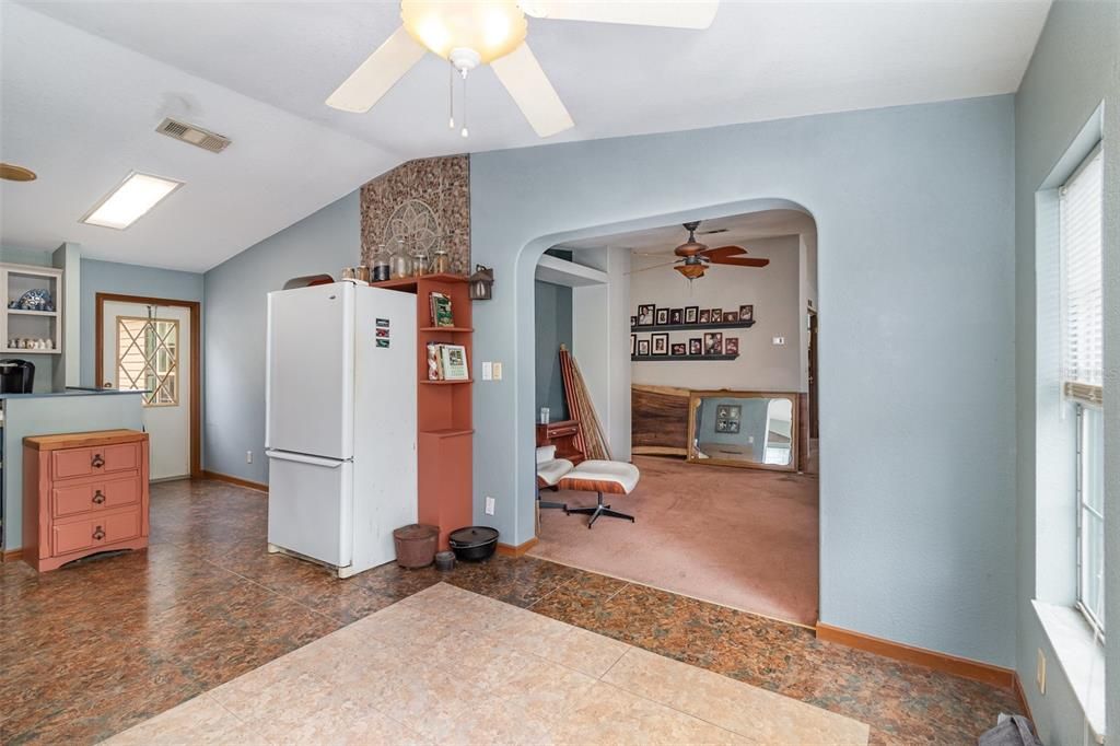 Main House: Breakfast Nook into Dining Room