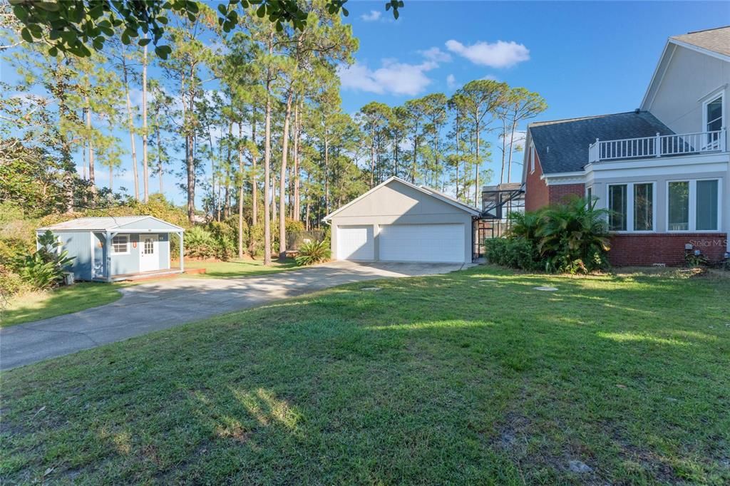 Detached Shed/Office to the left of home.