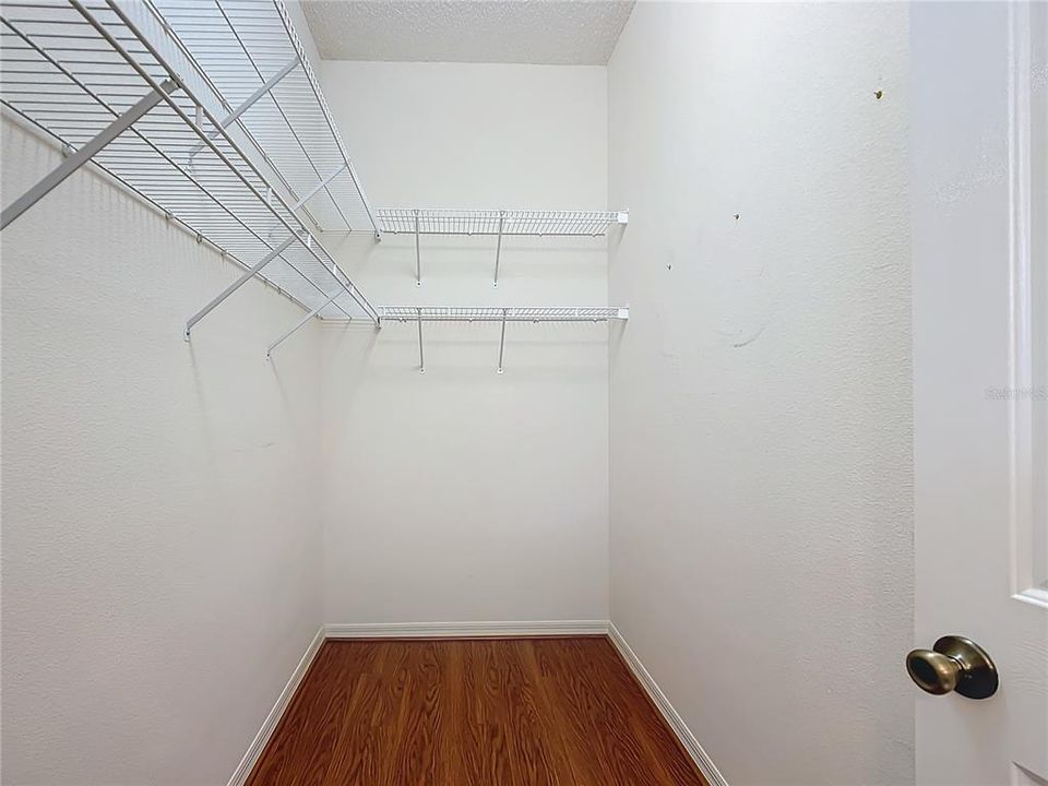 Large walk in closet