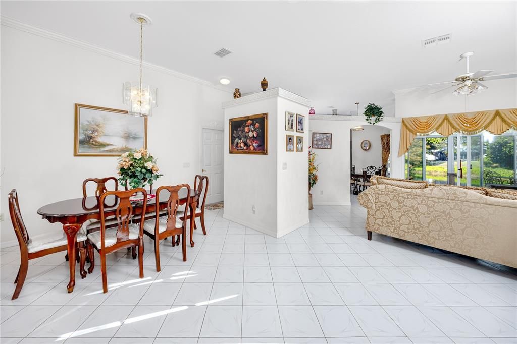 Formal dining room