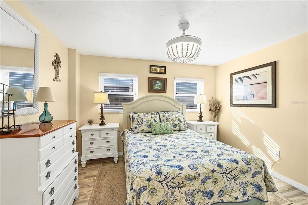 Master Bedroom has Southern views of the Gulf