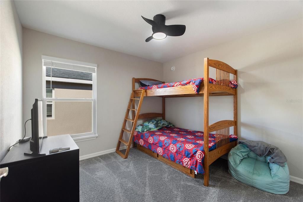 Bedroom 2 adjacent to primary bedroom