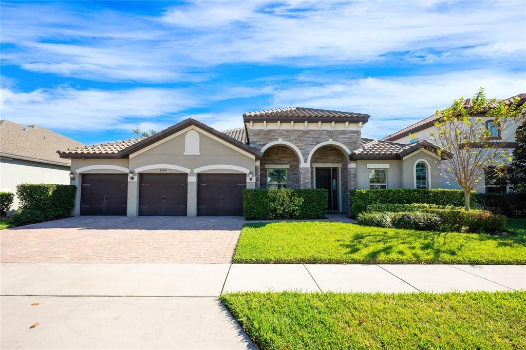 Welcome to the quiet luxury of Lake Preserve and this beautiful single story MOVE-IN READY home featuring flexible formal and family spaces, a 3-WAY SPLIT FLOOR PLAN, 3-CAR GARAGE, TILE ROOF and CONSERVATION VIEWS!