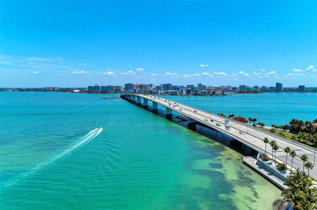 Ringling Bridge to downtown