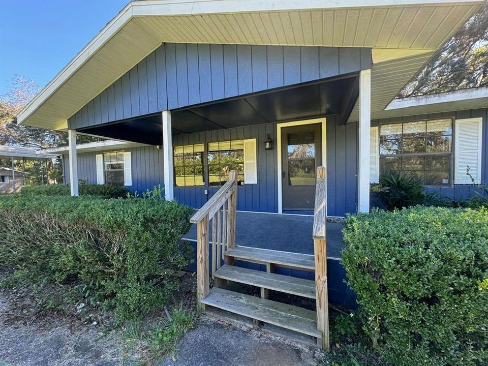 Porch and front door at 14611 NW 118 Ave