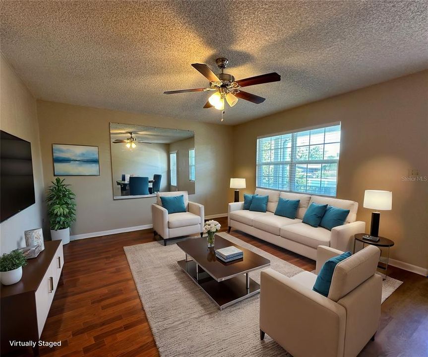 Additional view of living room~Versatility is amazing in this room .. so many ways to enhance its space