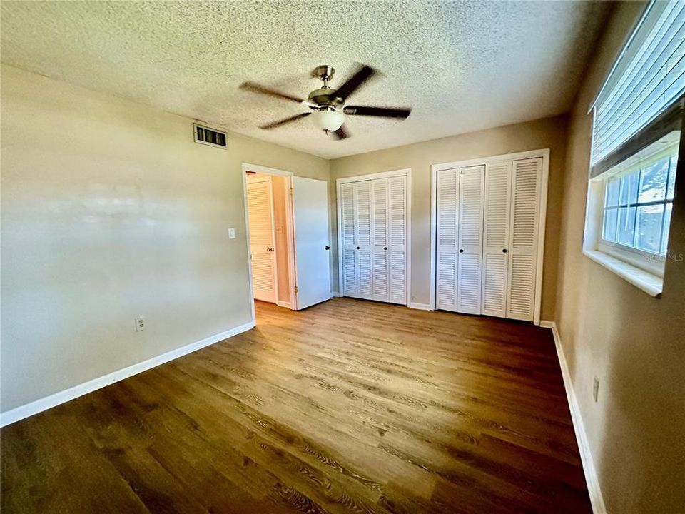 Primary Bedroom with Dual Closets offers plenty of storage