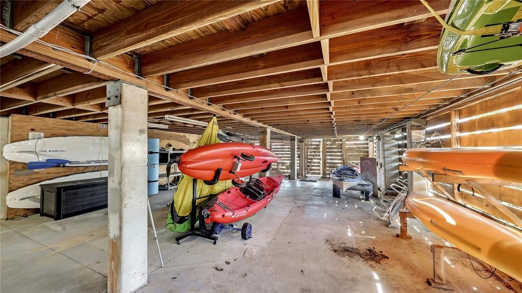 Community kayak storage