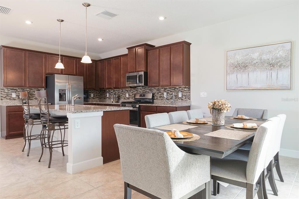 Kitchen and Dining area on the First Floor