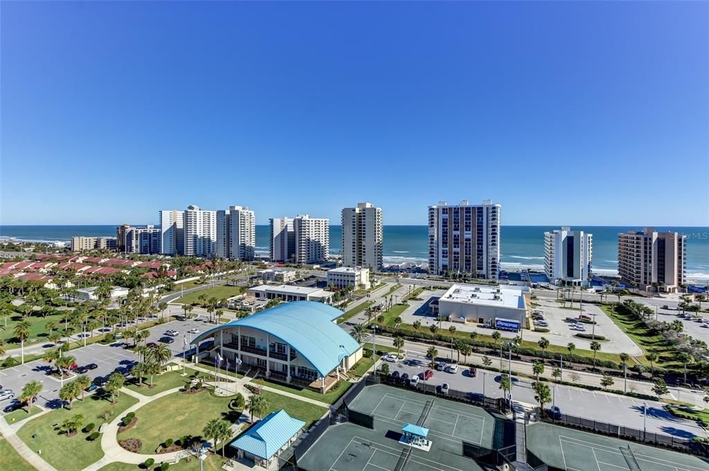 Ocean view from balcony