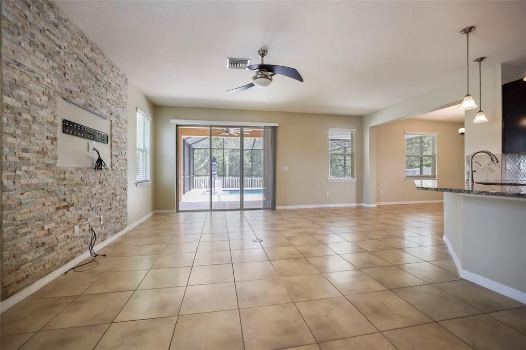 Foyer to Family Room