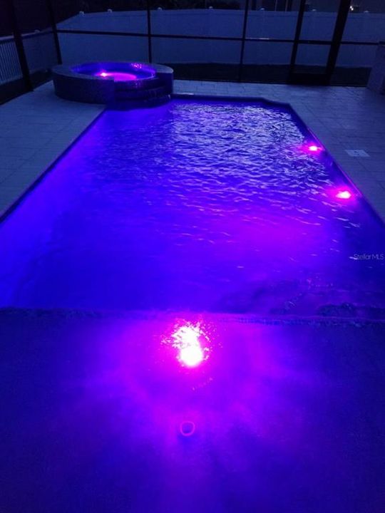 Pool & Spa Night Time