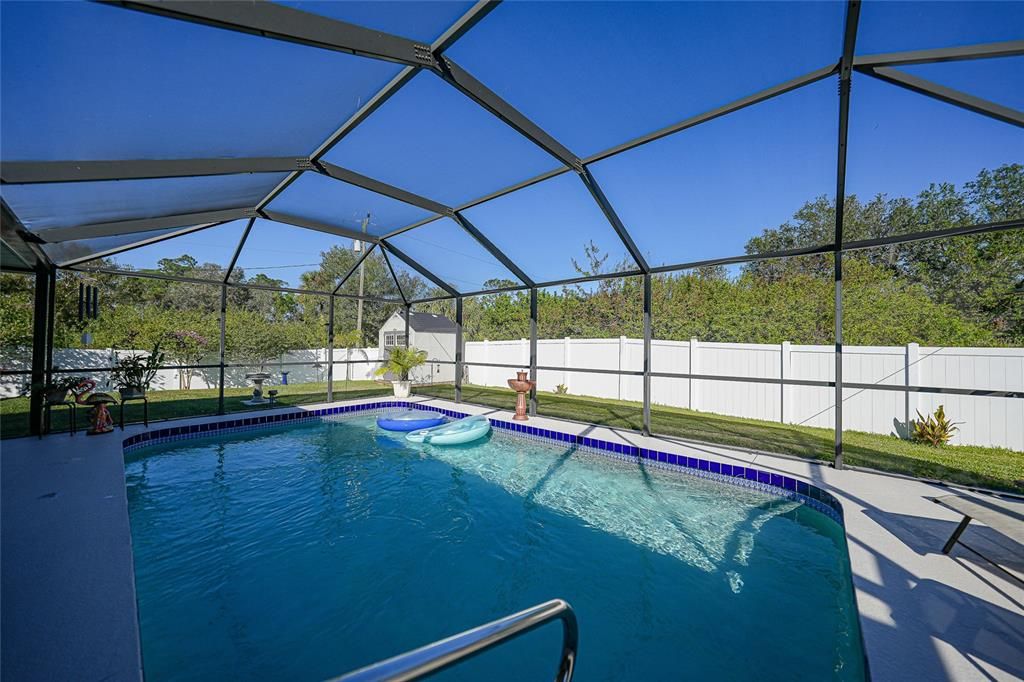 Heated Pool and screen enclosure