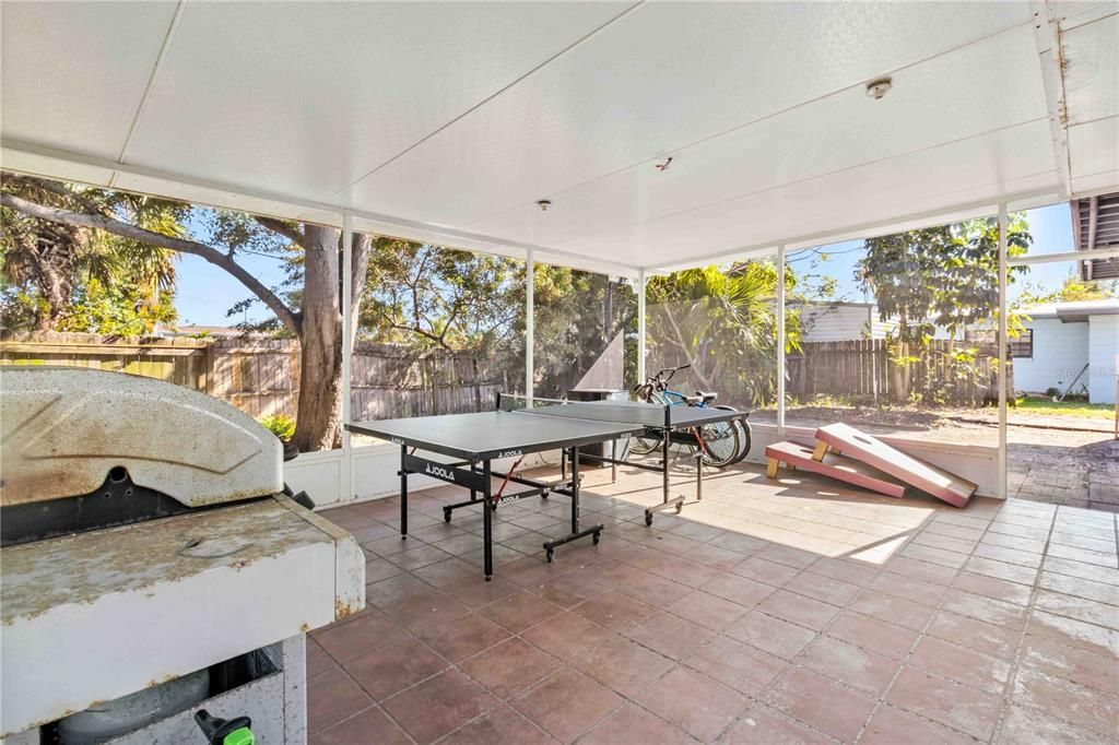 Rear Screened Porch