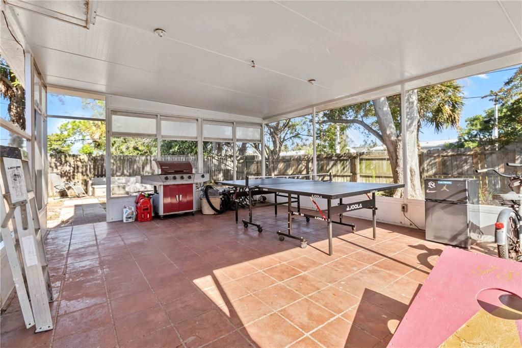 Rear Screened Porch