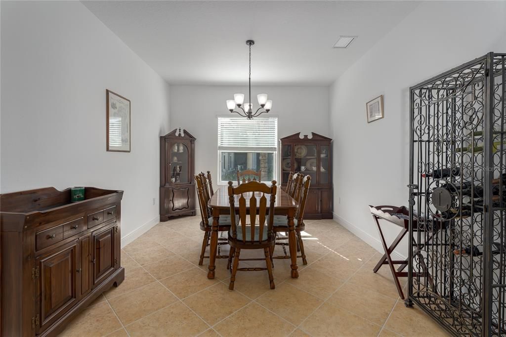 Separate dining room