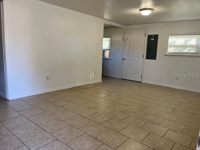 VIEW FROM FRONT DOOR INTO LIVING ROOM