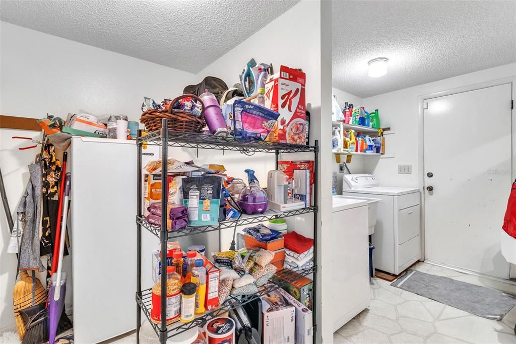 Inside Laundry w/ Storage Space