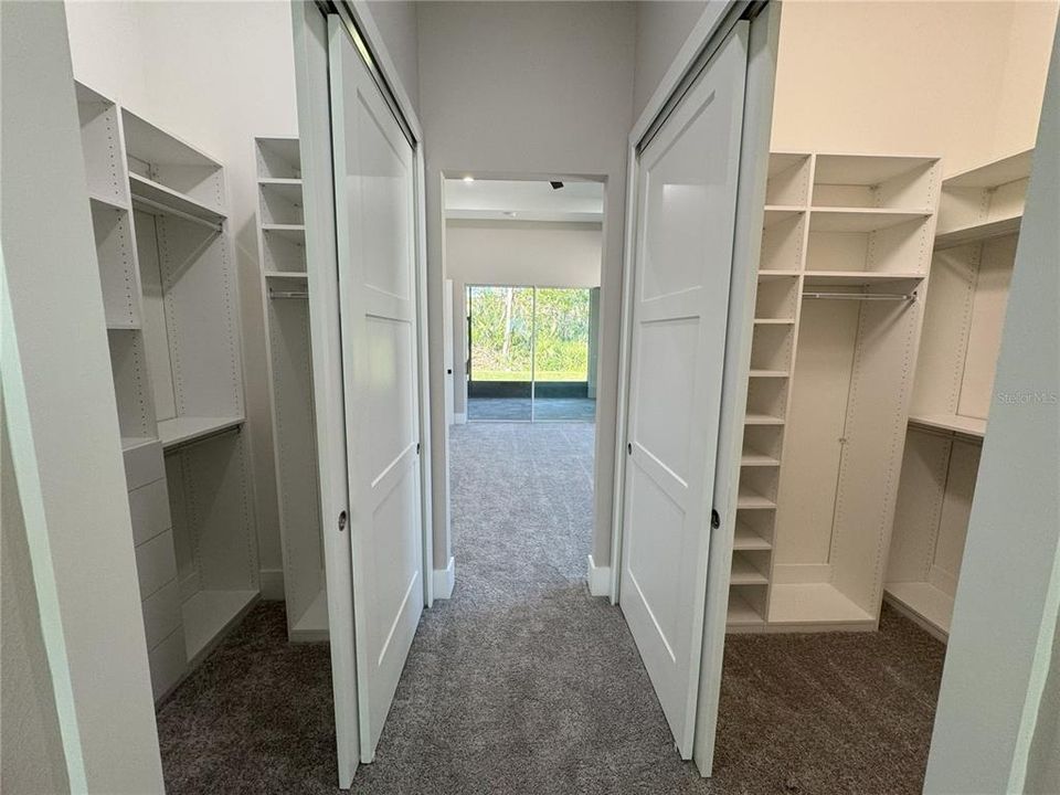 Primary Bedroom Closets