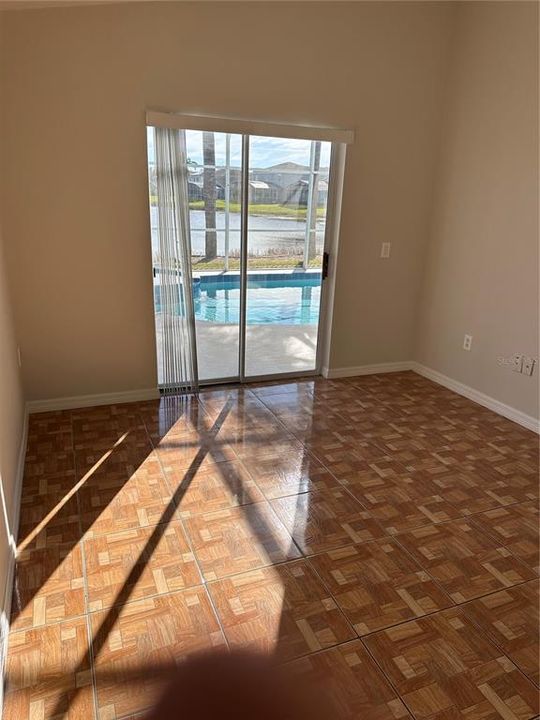 water view in master bedroom