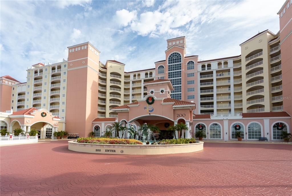 Front Entrance of Resort