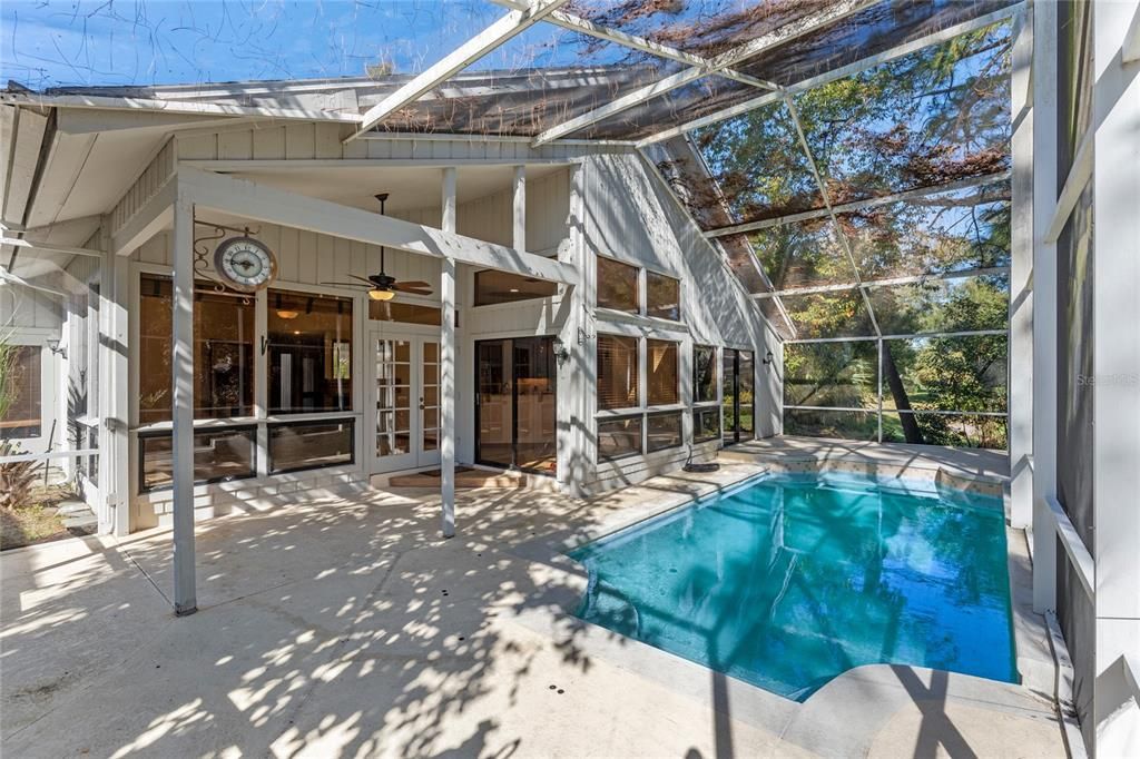 Lanai Patio Area of Pool for Entertaining