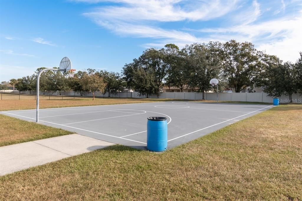 Community Basketball Court.