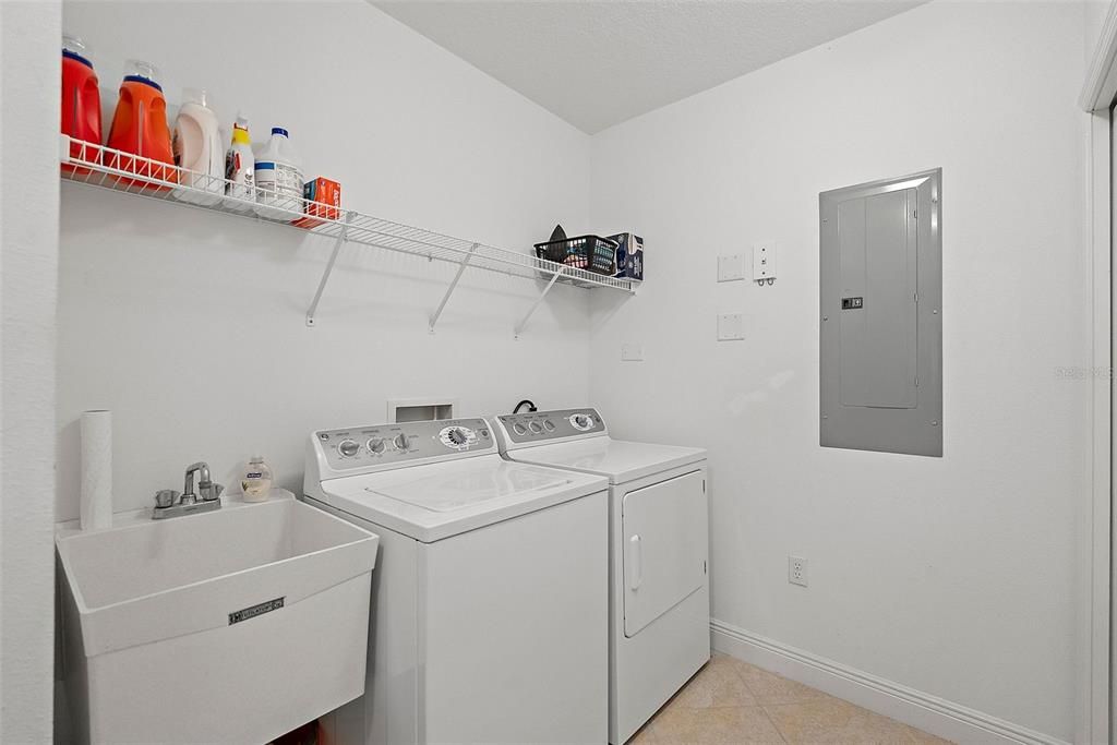 Dedicated laundry room in unit