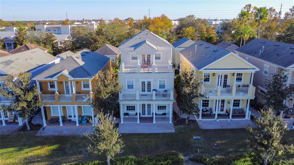 The three-story design of the home adds an air of grandeur and sophistication, with each level thoughtfully designed to maximize natural light and views.