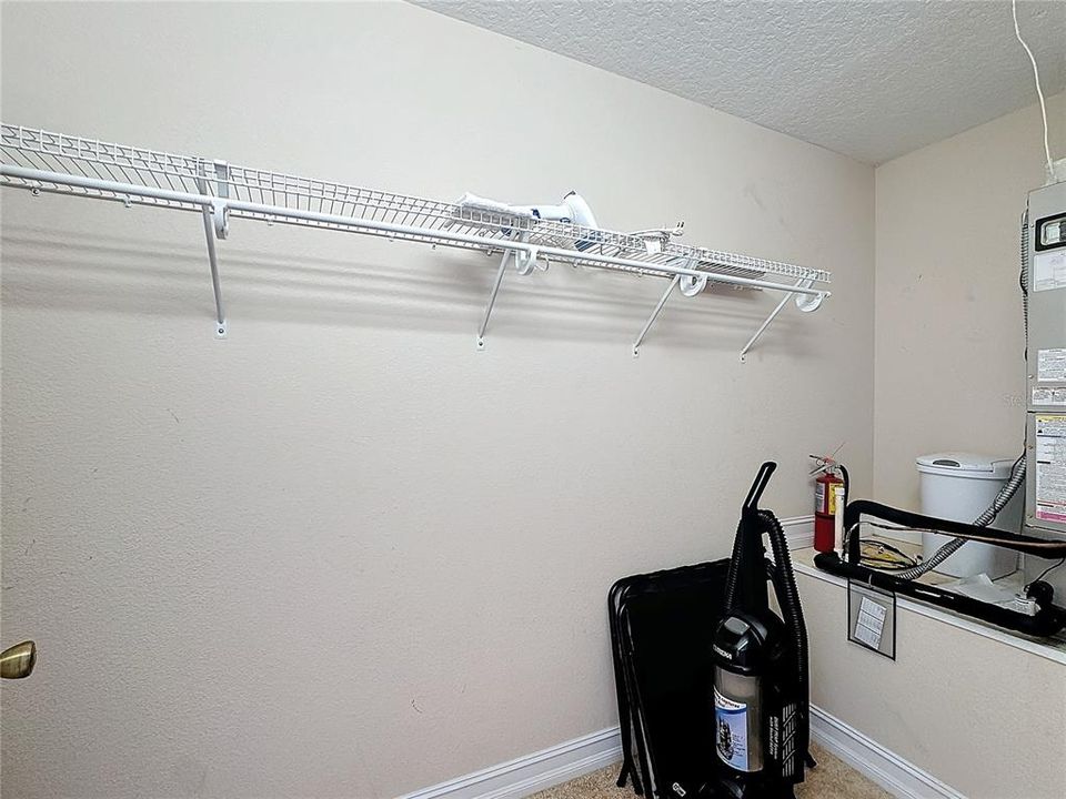 The storage room in the guest house.