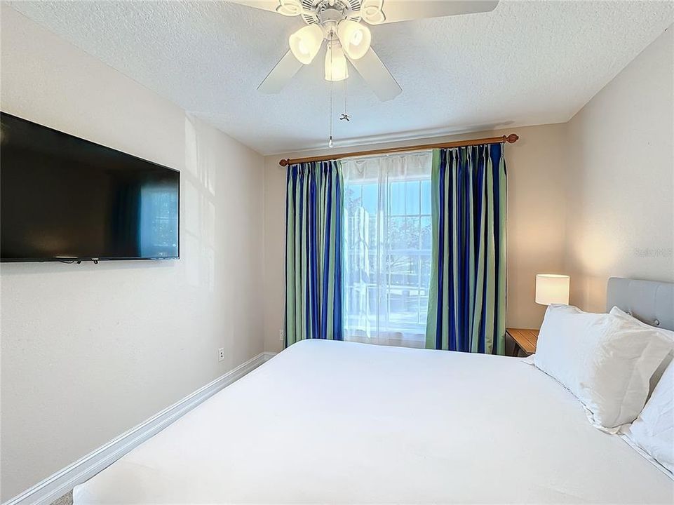 Each bedroom provides a television for everyone to be able to unwind and watch what they want.