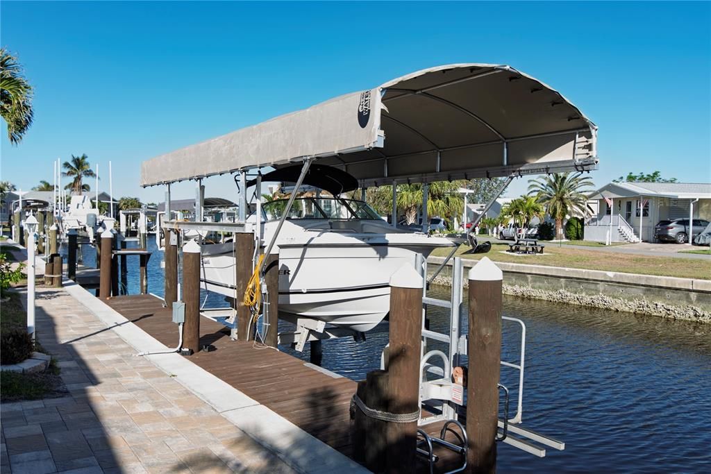 Boat Lift and Dock