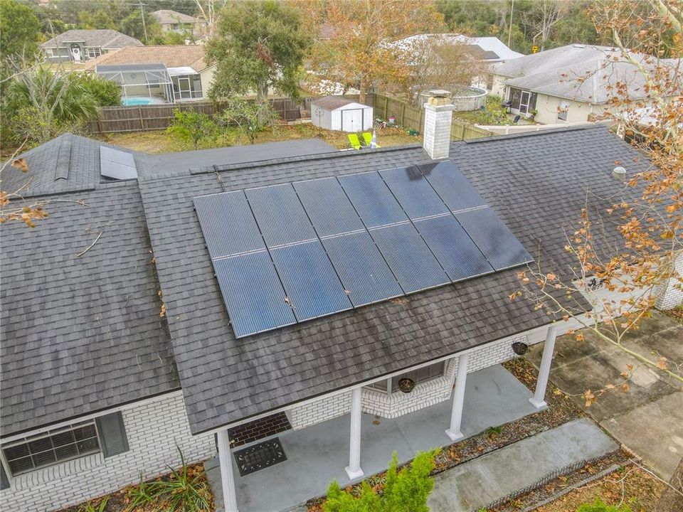 The landlord was paying around $40 per month. Solar panels have the potential to reduce electricity costs