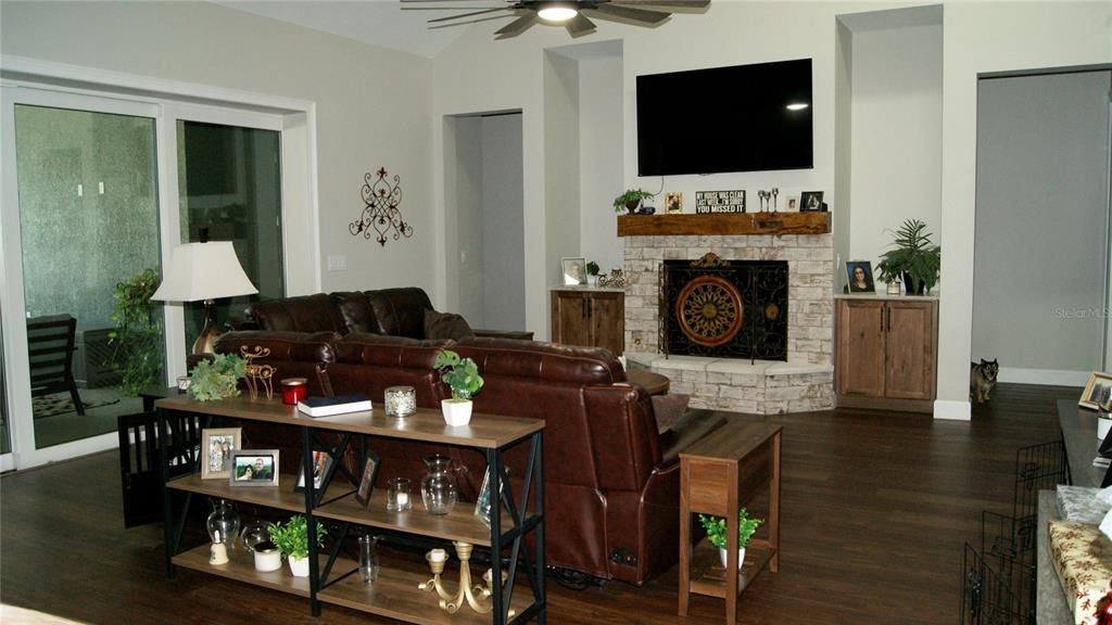 Family Room with Fireplace