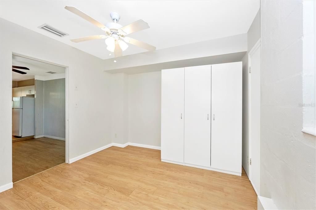 Bedroom with wardrobe