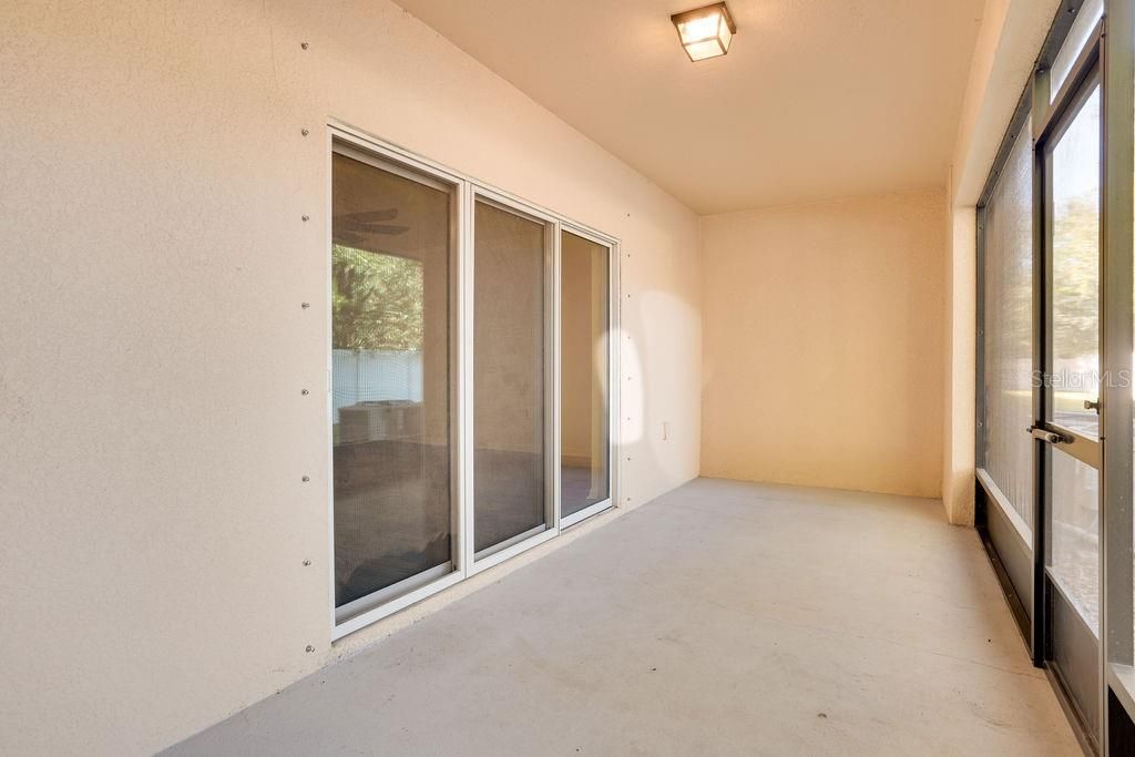 Screened in Patio.