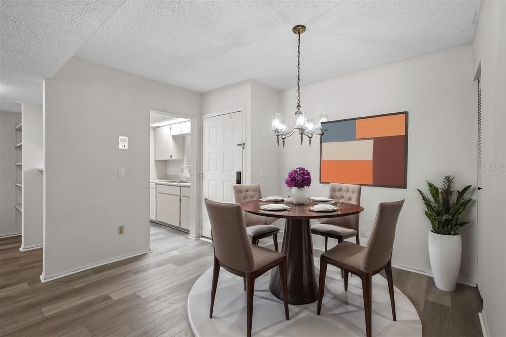 Dining Area at front - Virtually Staged