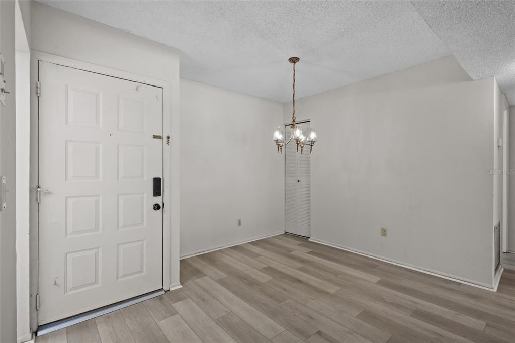 Dining Area at front without staging