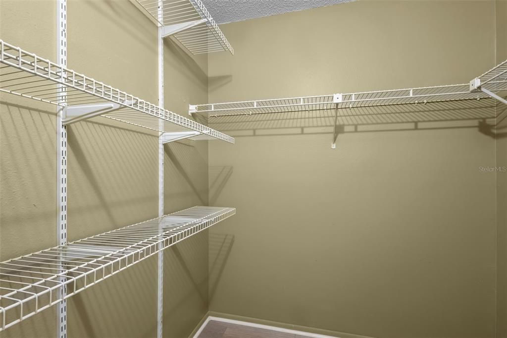 Primary Walk In Closet