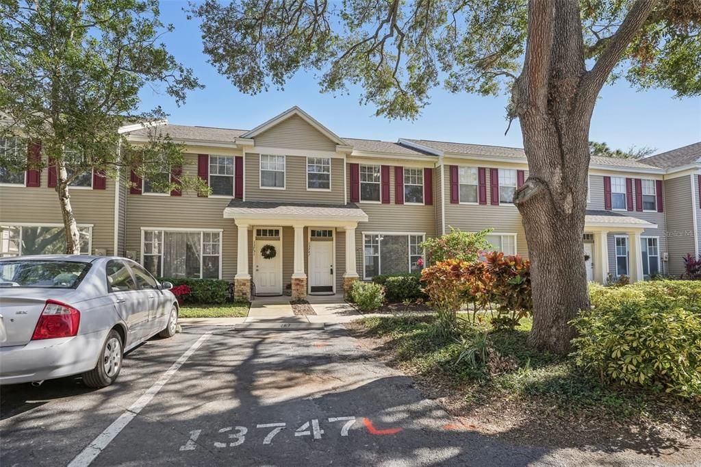 Your assigned parking spot directly outside your front door!